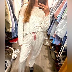 Boutique pink polka dot Lounge set